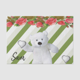 Tissue Paper Teddy Bear