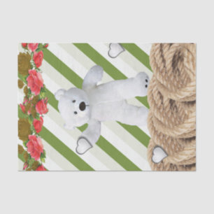 Tissue Paper Teddy Bear