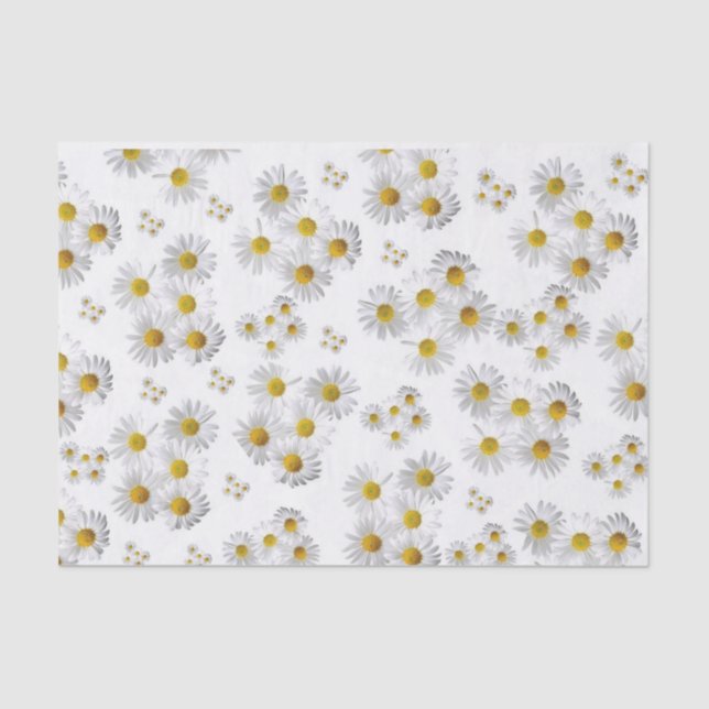Tissue Paper White Daisy (Front)
