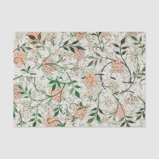 TISSUE PAPER : WILLIAM MORRIS : JASMINE (Front)