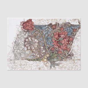 TISSUE PAPER : WILLIAM MORRIS : WILD TULIP