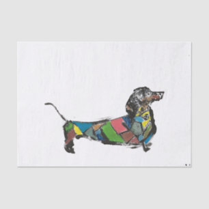 Tissue Paper with Dachshund