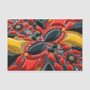 Tissue paper with Germany colors design