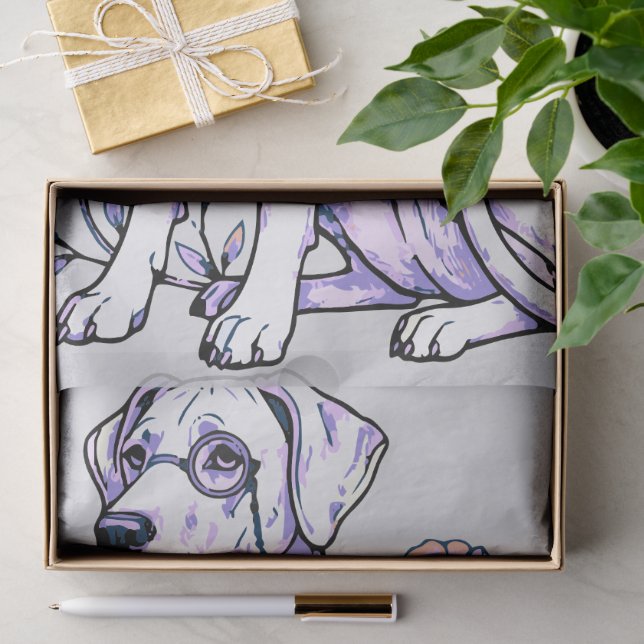 Tissue Paper With Great Danes (Gift)