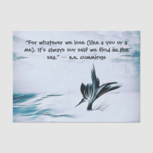 Tissue Paper with Mermaid and Quote 