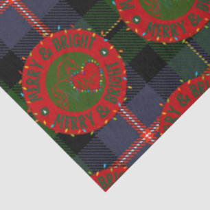 Tissue Paper with Merry & Bright Design