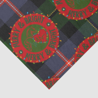 Tissue Paper with Merry & Bright Design