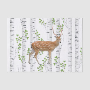 Tissue Paper Wrapping Deer Doe Buck Woodland Hunti