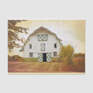 Tissue Paper Wrapping Sunset Barn Country Rustic F