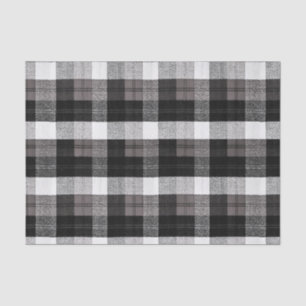 Tissue Paper Wrapping XMAS Truck Buffalo Plaid Bla