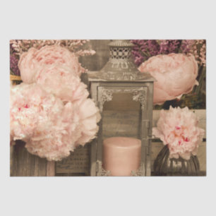 Tissue Wrap Qty 2 Peonies, Lanterns and Crates Paper