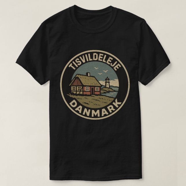 Tisvildeleje, Denmark Danmark  T-Shirt (Design Front)