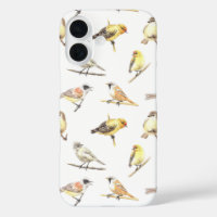 Tit birds pattern
