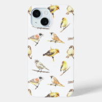 Tit birds pattern