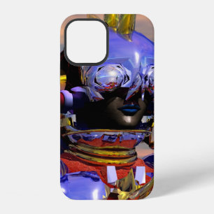 TITAN CYBORG PORTRAIT Blue Science Fiction ,Scifi iPhone 12 Case
