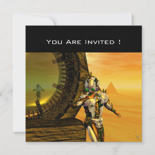 TITAN IN THE DESERT OF HYPERION INVITATION