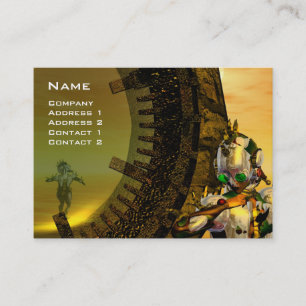 TITAN IN THE DESERT OF HYPERION / Reflections Business Card