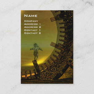 TITAN IN THE DESERT OF HYPERION / Reflections Business Card
