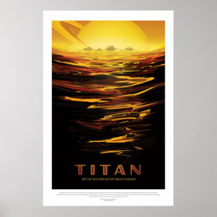 Titan   NASA Visions of the Future Poster