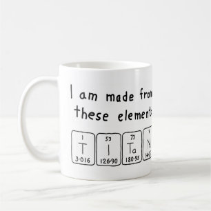 Titan periodic table name mug