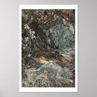Titania Asleep Poster