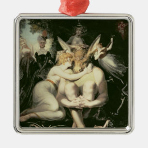 Titania Awakes, Surrounded by Attendant Metal Ornament