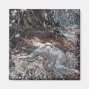 Titania Lying Asleep Magnet