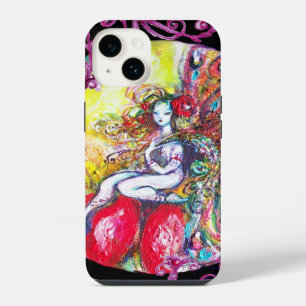 TITANIA SITTING ON A RED FLOWER iPhone 14 CASE