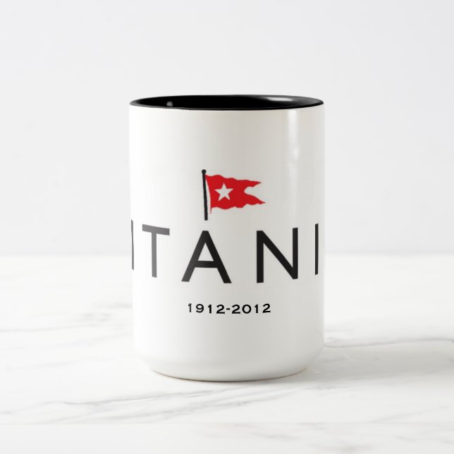 Titanic 100th anniversary Mug with WSL logo (Center)