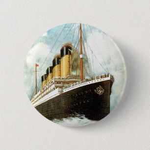 Titanic at Sea 6 Cm Round Badge