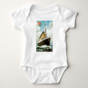 Titanic at Sea Baby Bodysuit
