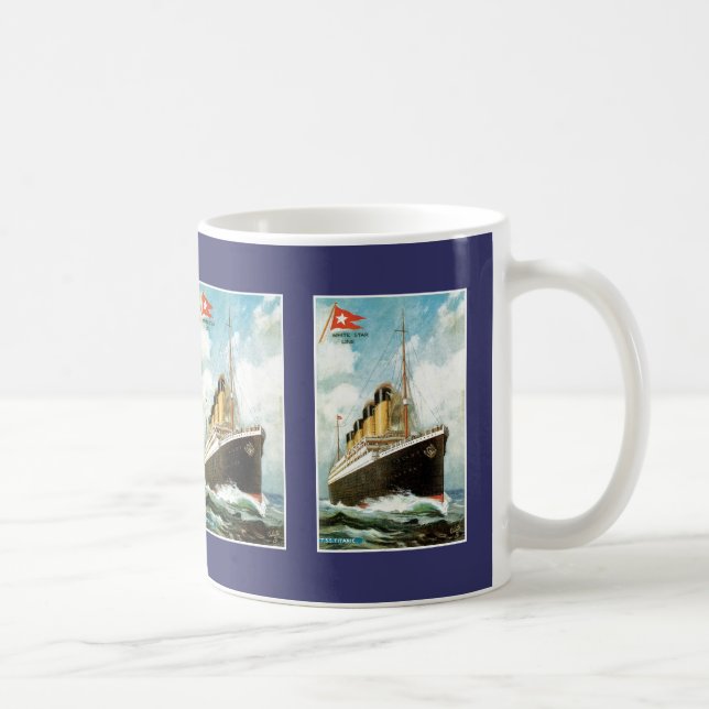 Titanic at Sea Coffee Mug (Right)