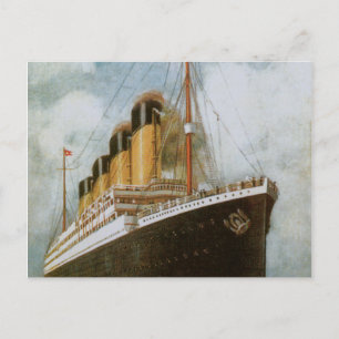 Titanic at Sea Postcard