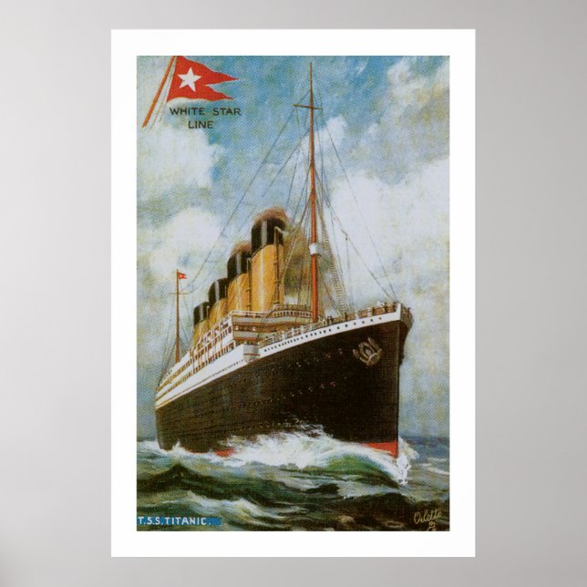Titanic at Sea Poster (Front)