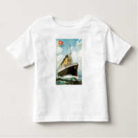 Titanic at Sea Toddler Ringer T