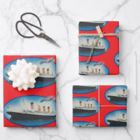 Titanic Birthday Red White Star Line Ship