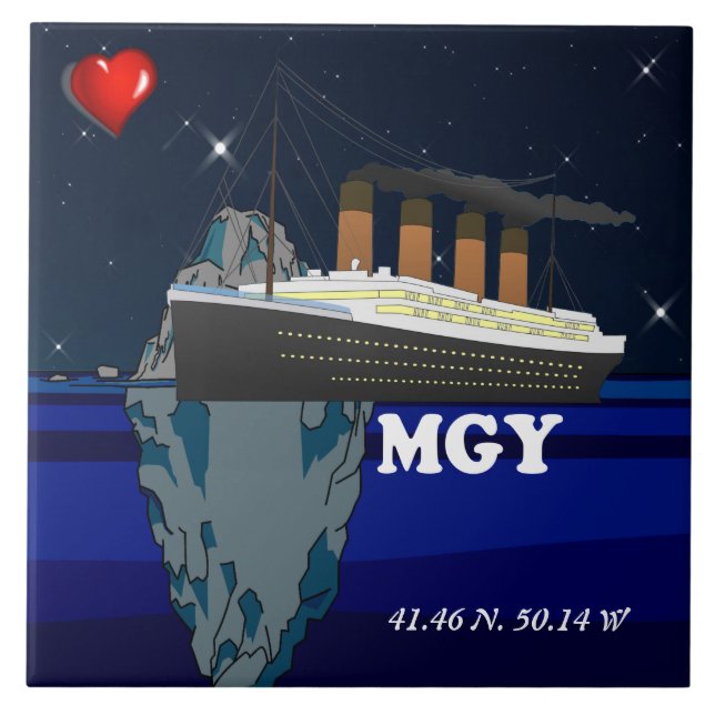 Titanic Ceramic Tile (Front)