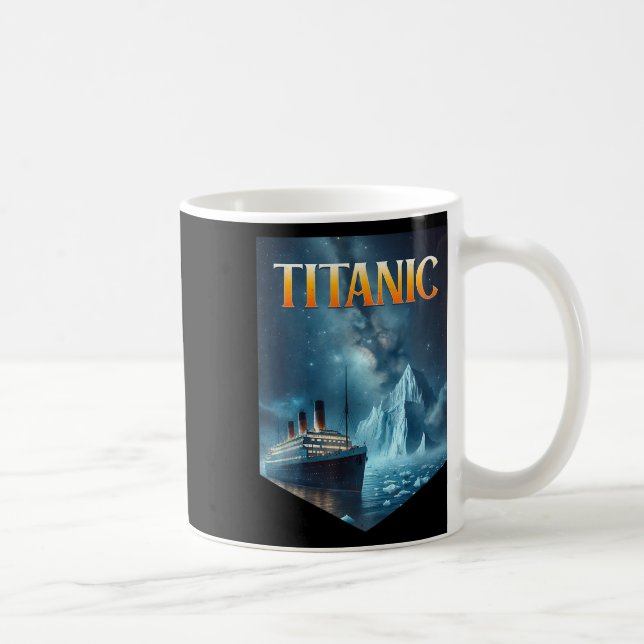 Titanic Cruise Ship Iceberg 1912 Rms Voyage Men Wo Coffee Mug (Right)