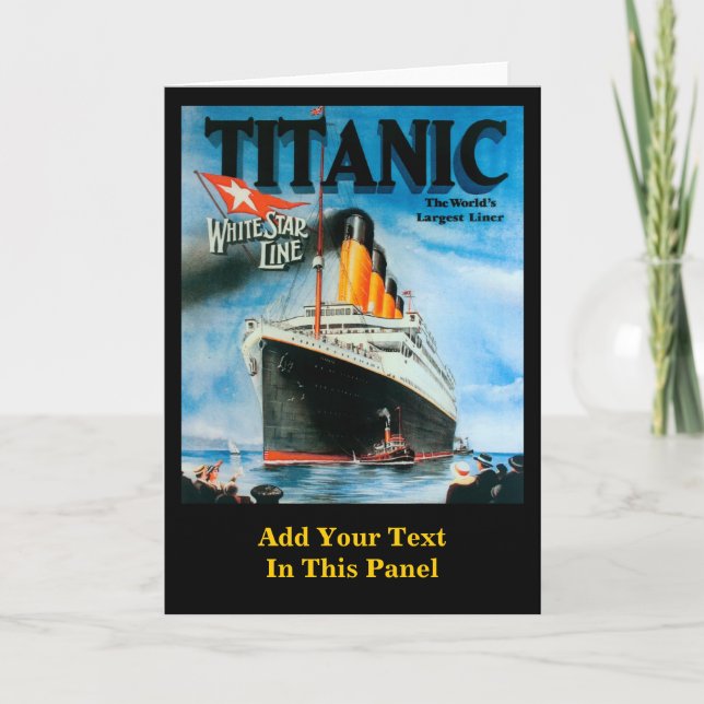 Titanic- Custom Poster Card (Front)