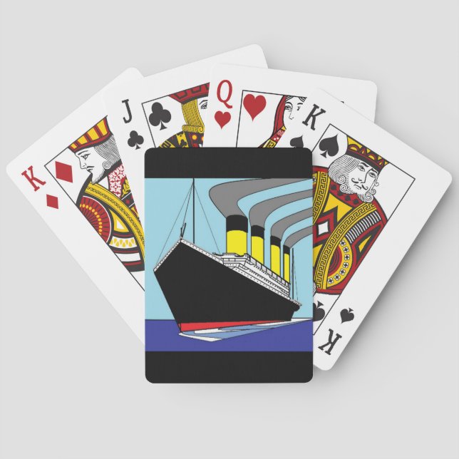 Titanic deck playing cards (Back)