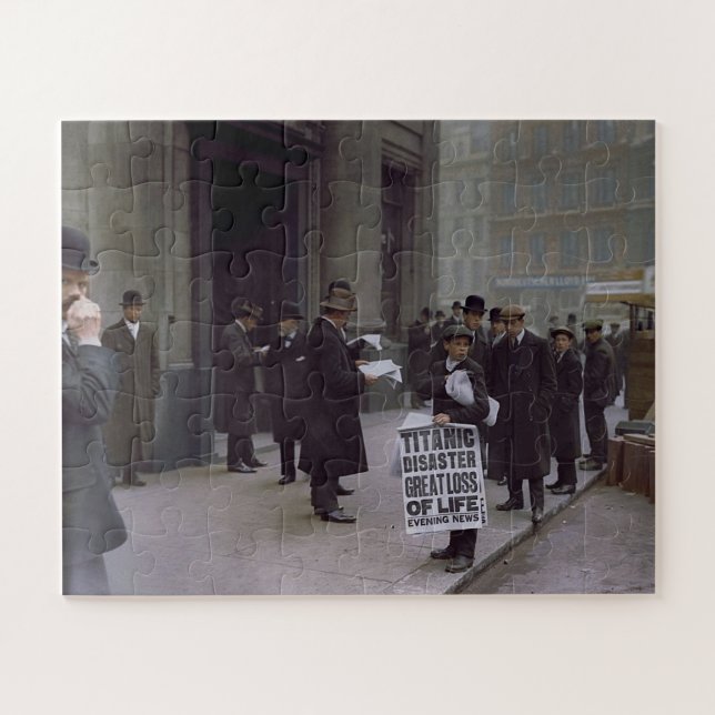Titanic Disaster Great Loss of Life 1912 Jigsaw Puzzle (Horizontal)