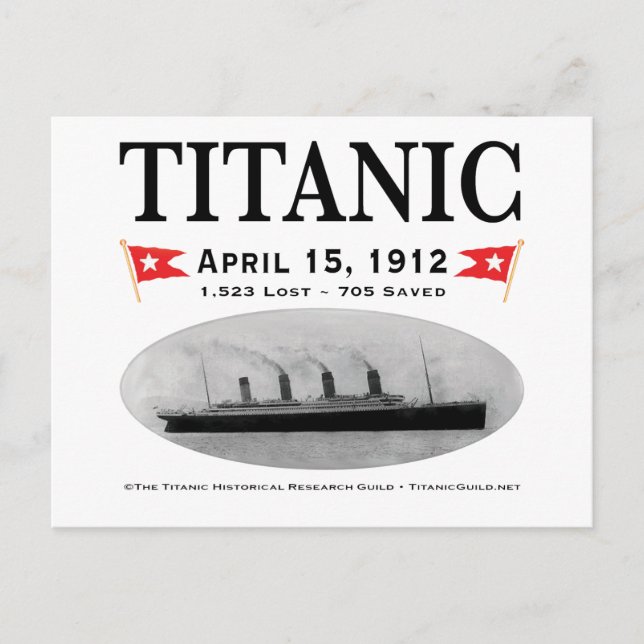 Titanic Ghost Ship Postcard (Front)