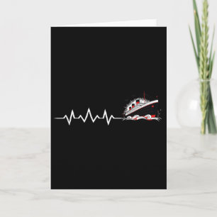 Titanic Heartbeat Minimalist Vintage Cruise Ship M Card