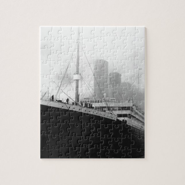 Titanic in dock in Southampton Jigsaw Puzzle (Vertical)
