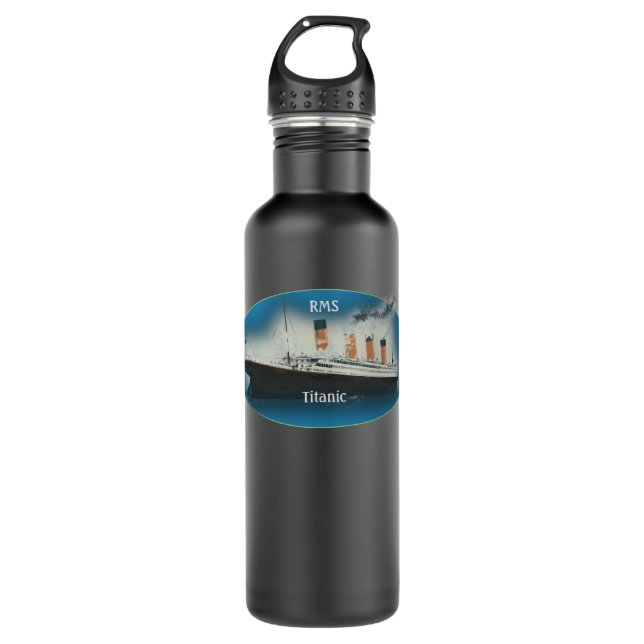 Titanic Maritime Blue Lime Ship 710 Ml Water Bottle (Front)