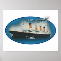 Titanic Maritime Blue White Star Line Ship