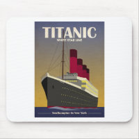 Titanic Ocean Liner Art Deco Print