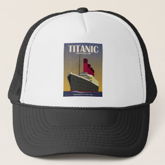 Titanic Ocean Liner Art Deco Print Trucker Hat