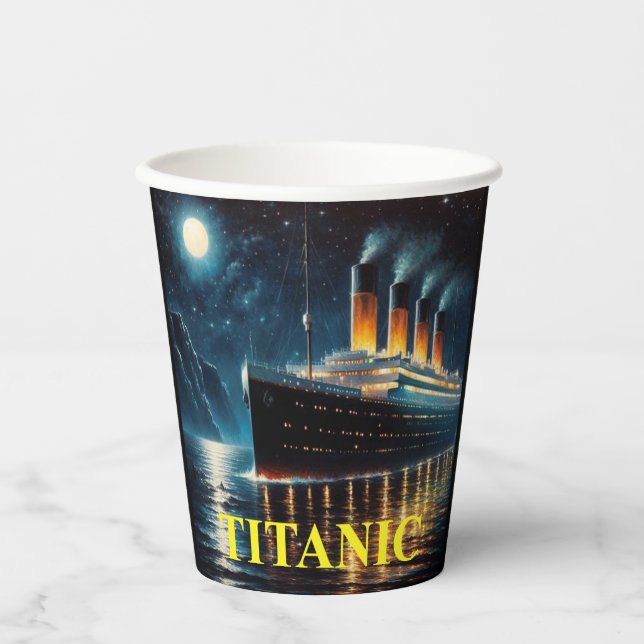Titanic paper cup (Front)