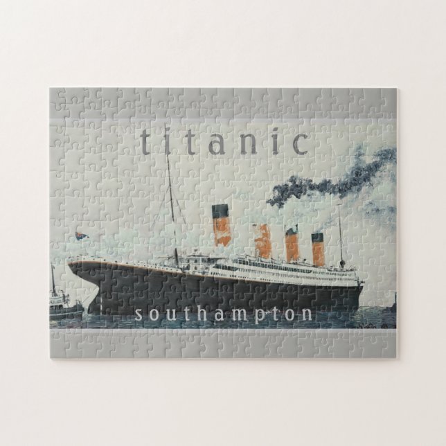 TITANIC Party Vintage White Star Line Ship Jigsaw Puzzle (Horizontal)